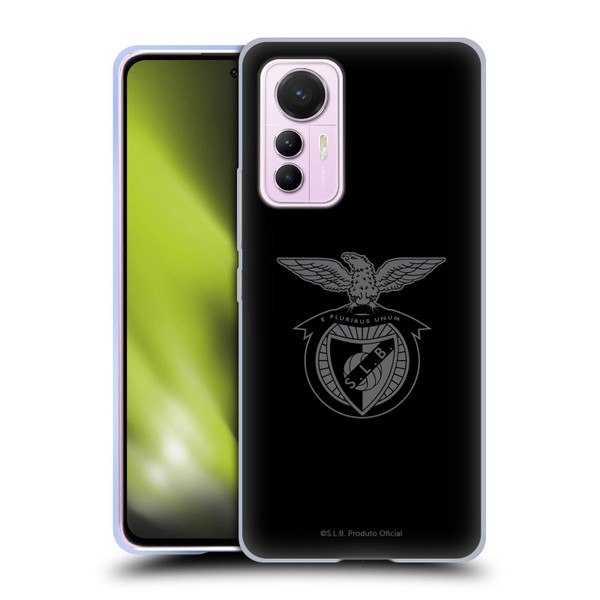 S.L. Benfica 2021/22 Crest Black Soft Gel Case for Xiaomi 12 Lite