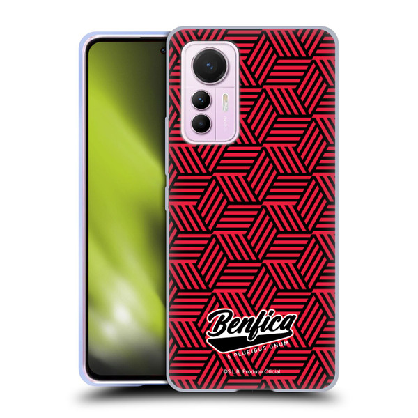 S.L. Benfica 2021/22 Crest Geometric Soft Gel Case for Xiaomi 12 Lite
