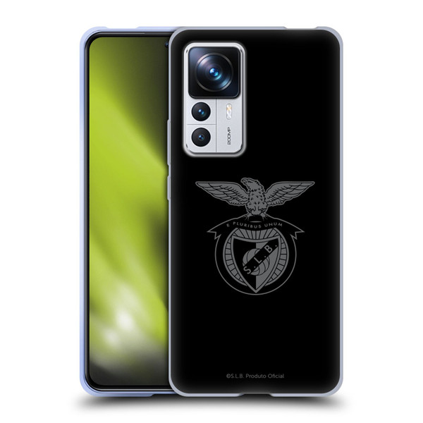 S.L. Benfica 2021/22 Crest Black Soft Gel Case for Xiaomi 12T Pro
