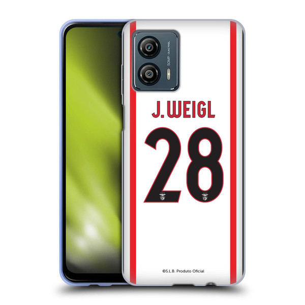 S.L. Benfica 2021/22 Players Away Kit Julian Weigl Soft Gel Case for Motorola Moto G53 5G