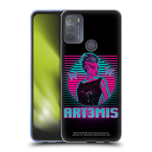 Ready Player One Graphics Character Art Soft Gel Case for Motorola Moto G50