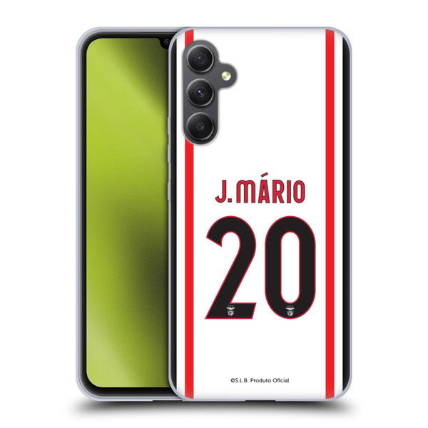 S.L. Benfica 2021/22 Players Away Kit João Mário Soft Gel Case for Samsung Galaxy A34 5G