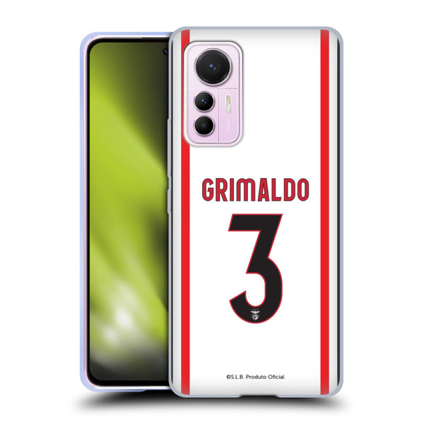 S.L. Benfica 2021/22 Players Away Kit Álex Grimaldo Soft Gel Case for Xiaomi 12 Lite