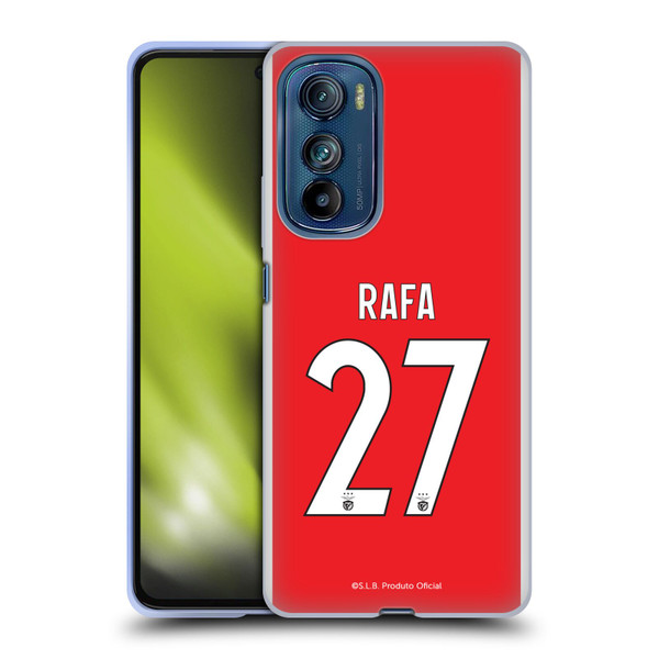 S.L. Benfica 2021/22 Players Home Kit Rafa Silva Soft Gel Case for Motorola Edge 30