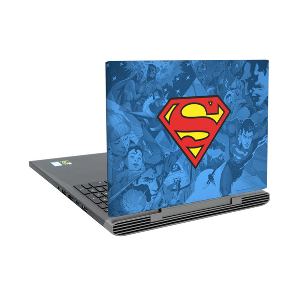 Superman DC Comics Logos And Comic Book Collage Vinyl Sticker Skin Decal Cover for Dell Inspiron 15 7000 P65F