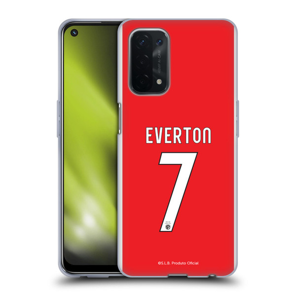 S.L. Benfica 2021/22 Players Home Kit Everton Soares Soft Gel Case for OPPO A54 5G