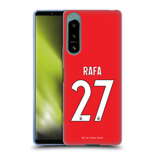 S.L. Benfica 2021/22 Players Home Kit Rafa Silva Soft Gel Case for Sony Xperia 5 IV
