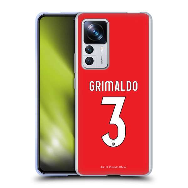S.L. Benfica 2021/22 Players Home Kit Álex Grimaldo Soft Gel Case for Xiaomi 12T Pro