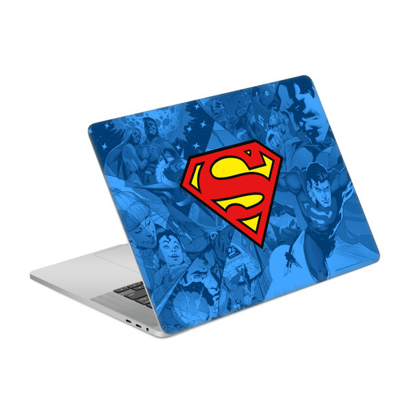 Superman DC Comics Logos And Comic Book Collage Vinyl Sticker Skin Decal Cover for Apple MacBook Pro 16" A2141
