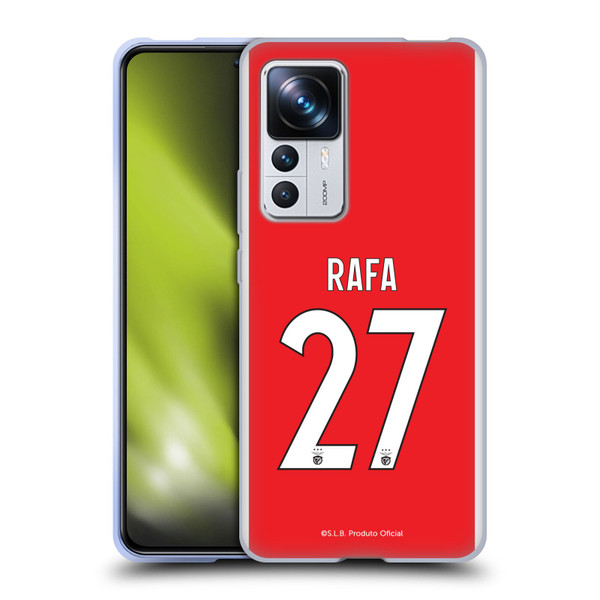 S.L. Benfica 2021/22 Players Home Kit Rafa Silva Soft Gel Case for Xiaomi 12T Pro