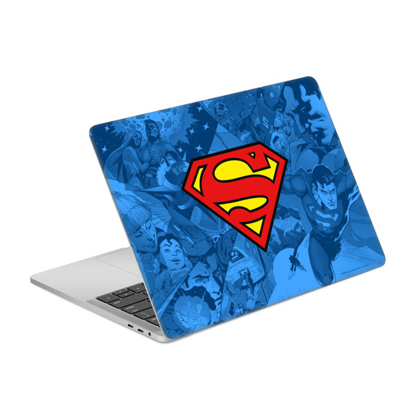 Superman DC Comics Logos And Comic Book Collage Vinyl Sticker Skin Decal Cover for Apple MacBook Pro 13" A2338