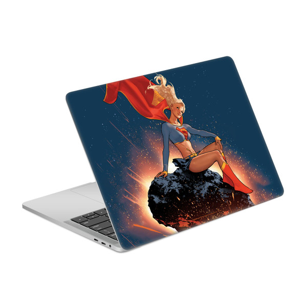 Superman DC Comics Logos And Comic Book Supergirl Vinyl Sticker Skin Decal Cover for Apple MacBook Pro 13" A2338
