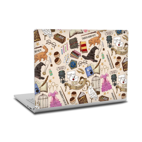 Harry Potter Graphics Hogwarts Pattern Vinyl Sticker Skin Decal Cover for Microsoft Surface Book 2