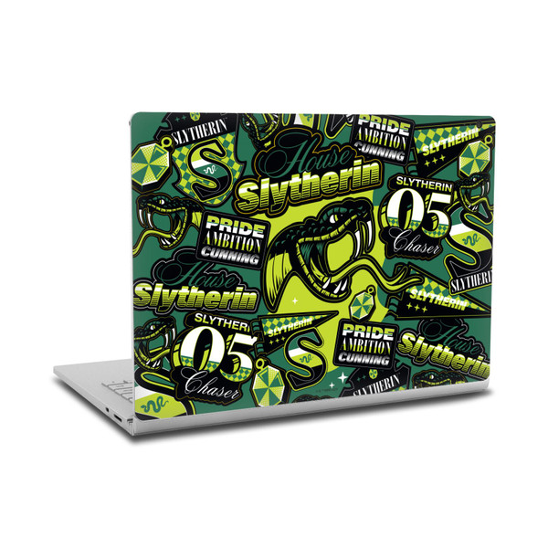 Harry Potter Graphics Slytherin Pattern Vinyl Sticker Skin Decal Cover for Microsoft Surface Book 2