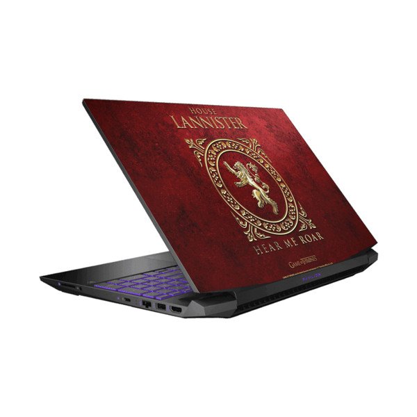 HBO Game of Thrones Sigils and Graphics House Lannister Vinyl Sticker Skin Decal Cover for HP Pavilion 15.6" 15-dk0047TX
