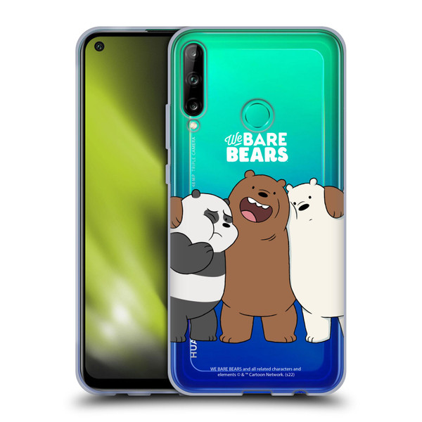 We Bare Bears Character Art Group 1 Soft Gel Case for Huawei P40 lite E