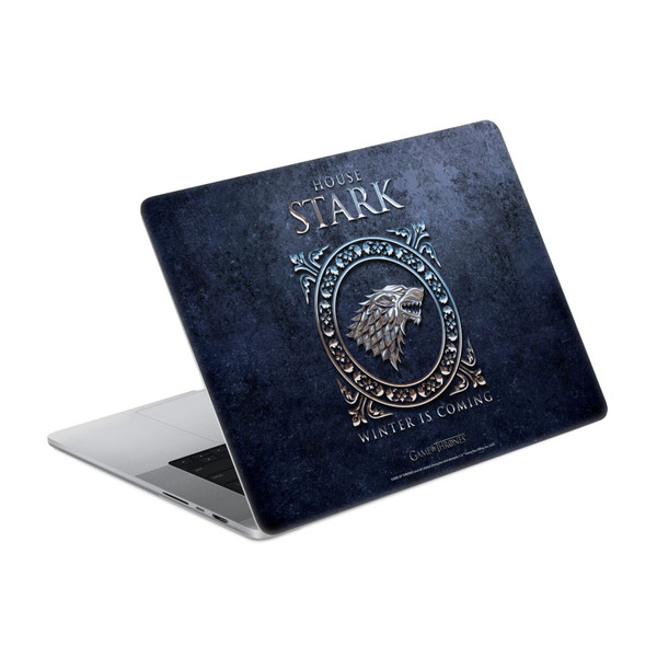 HBO Game of Thrones Sigils and Graphics House Stark Vinyl Sticker Skin Decal Cover for Apple MacBook Pro 14" A2442