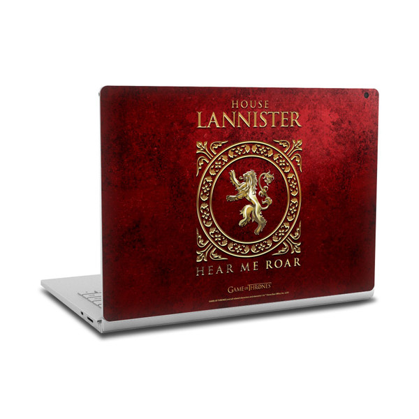 HBO Game of Thrones Sigils and Graphics House Lannister Vinyl Sticker Skin Decal Cover for Microsoft Surface Book 2