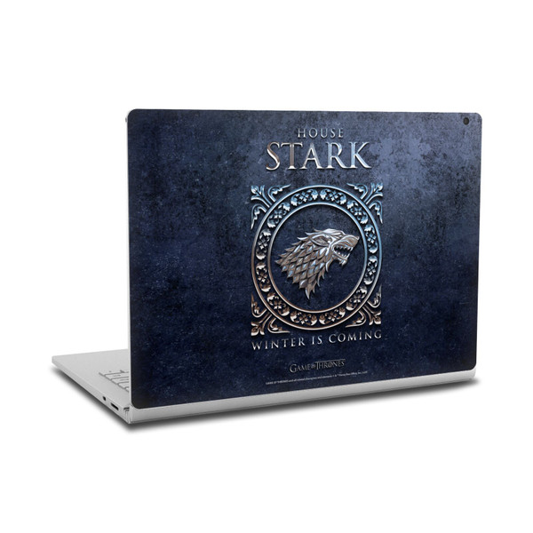 HBO Game of Thrones Sigils and Graphics House Stark Vinyl Sticker Skin Decal Cover for Microsoft Surface Book 2