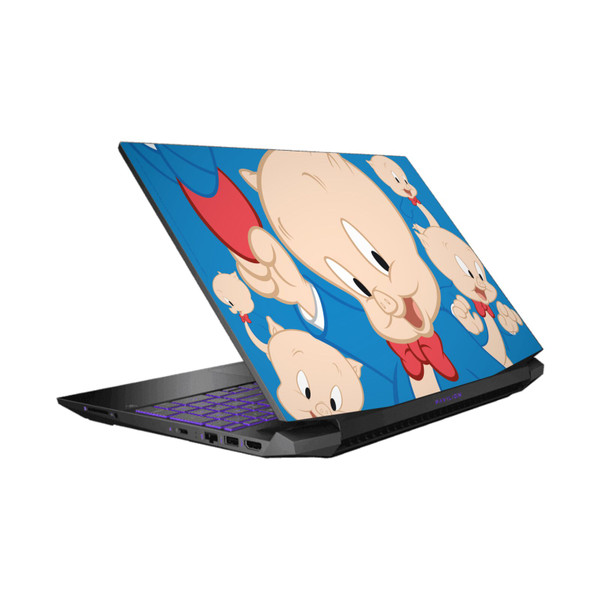 Looney Tunes Graphics and Characters Porky Pig Vinyl Sticker Skin Decal Cover for HP Pavilion 15.6" 15-dk0047TX