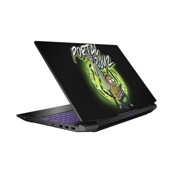 Rick And Morty Graphics Portal Boyz Vinyl Sticker Skin Decal Cover for HP Pavilion 15.6" 15-dk0047TX