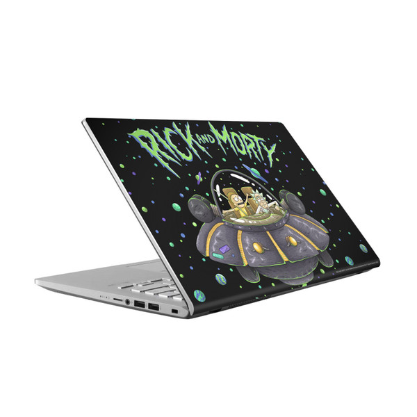 Rick And Morty Graphics The Space Cruiser Vinyl Sticker Skin Decal Cover for Asus Vivobook 14 X409FA-EK555T