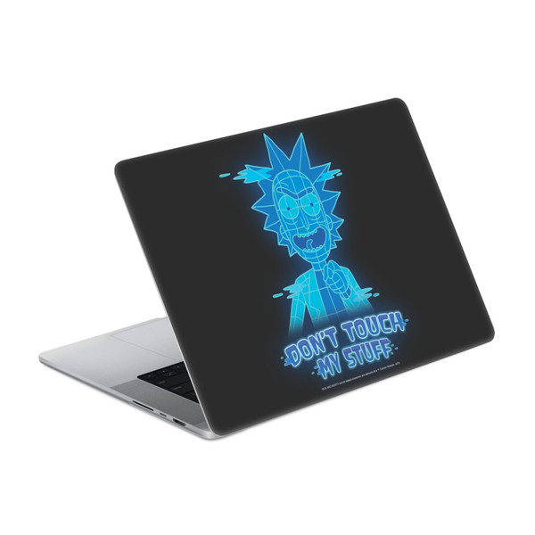 Rick And Morty Graphics Don't Touch My Stuff Vinyl Sticker Skin Decal Cover for Apple MacBook Pro 16" A2485