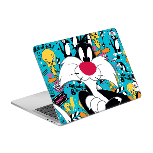 Looney Tunes Graphics and Characters Sylvester The Cat Vinyl Sticker Skin Decal Cover for Apple MacBook Pro 13" A1989 / A2159