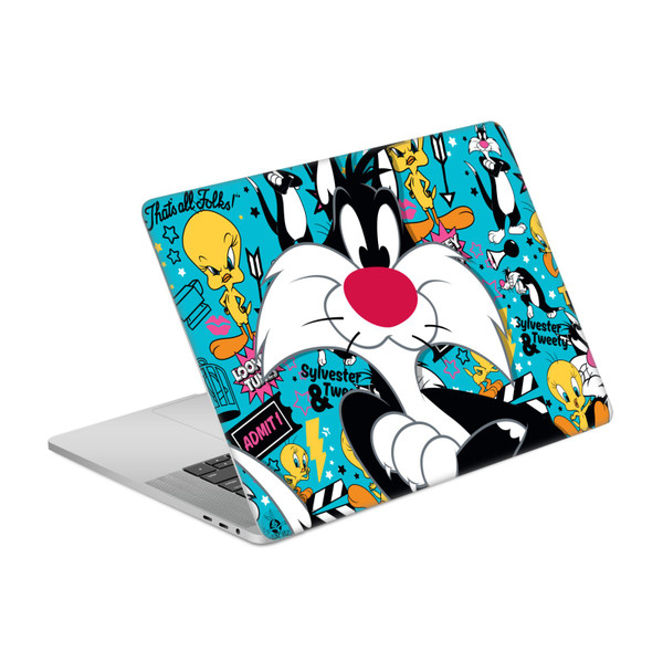 Looney Tunes Graphics and Characters Sylvester The Cat Vinyl Sticker Skin Decal Cover for Apple MacBook Pro 15.4" A1707/A1990