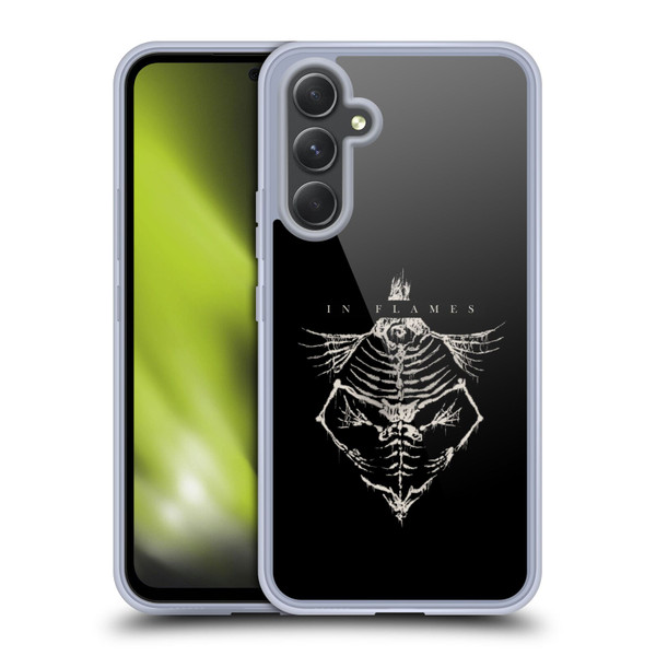 In Flames Metal Grunge Jesterhead Bones Soft Gel Case for Samsung Galaxy A54 5G