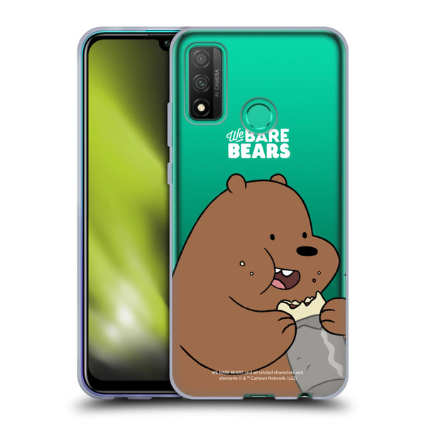 We Bare Bears Character Art Grizzly Soft Gel Case for Huawei P Smart (2020)