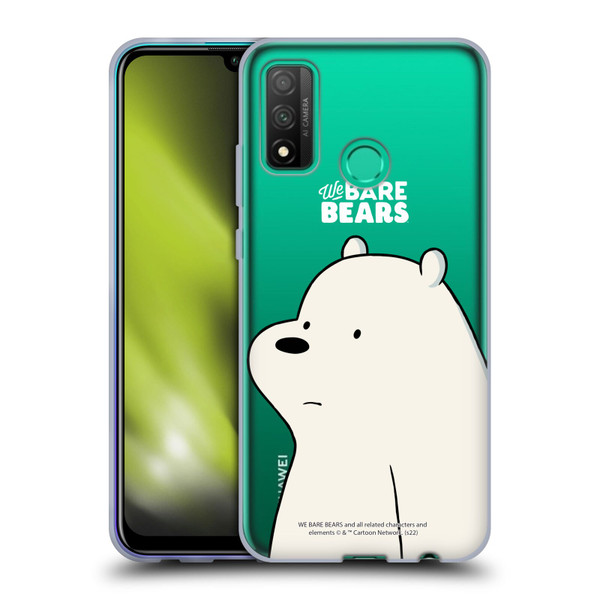 We Bare Bears Character Art Ice Bear Soft Gel Case for Huawei P Smart (2020)