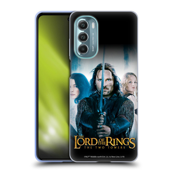 The Lord Of The Rings The Two Towers Posters Aragorn Soft Gel Case for Motorola Moto G Stylus 5G (2022)