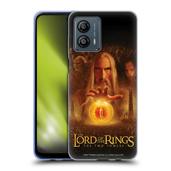 The Lord Of The Rings The Two Towers Posters Saruman Eye Soft Gel Case for Motorola Moto G53 5G