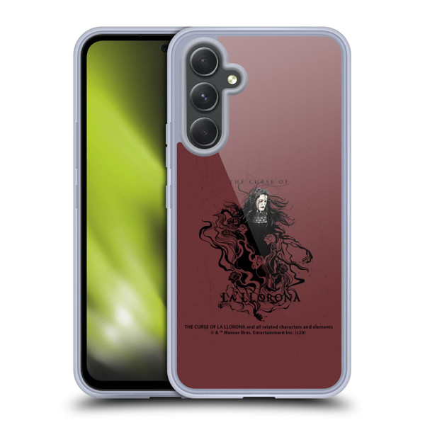 The Curse Of La Llorona Graphics Weeping Lady 2 Soft Gel Case for Samsung Galaxy A54 5G