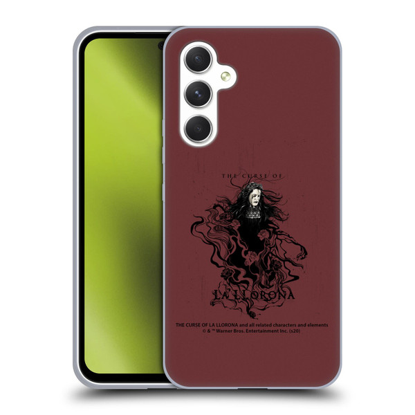 The Curse Of La Llorona Graphics Weeping Lady 2 Soft Gel Case for Samsung Galaxy A54 5G