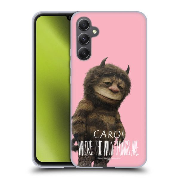 Where the Wild Things Are Movie Characters Carol Soft Gel Case for Samsung Galaxy A34 5G