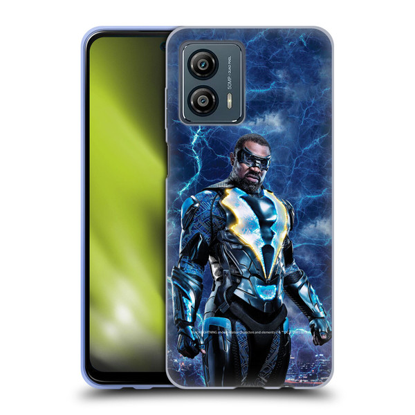 Black Lightning Characters Black Lightning Soft Gel Case for Motorola Moto G53 5G