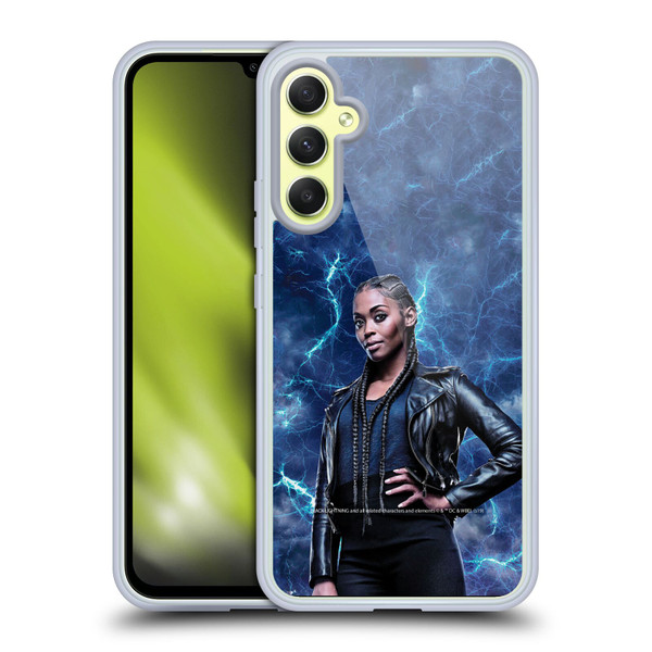 Black Lightning Characters Anissa Pierce Soft Gel Case for Samsung Galaxy A34 5G