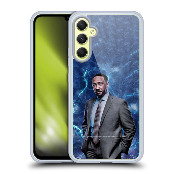 Black Lightning Characters William Henderson Soft Gel Case for Samsung Galaxy A34 5G
