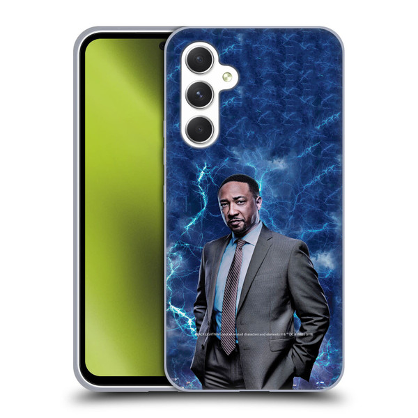 Black Lightning Characters William Henderson Soft Gel Case for Samsung Galaxy A54 5G