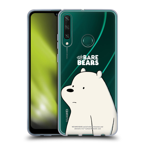 We Bare Bears Character Art Ice Bear Soft Gel Case for Huawei Y6p