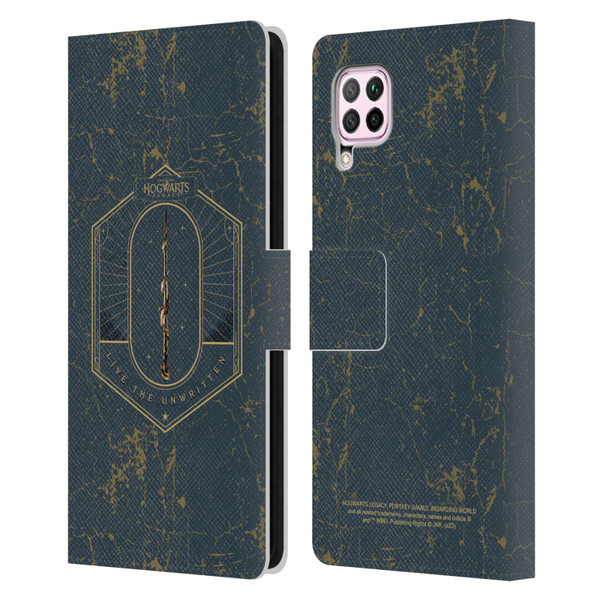 Hogwarts Legacy Graphics Live The Unwritten Leather Book Wallet Case Cover For Huawei Nova 6 SE / P40 Lite