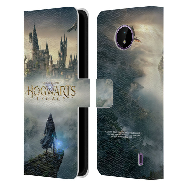 Hogwarts Legacy Graphics Key Art Leather Book Wallet Case Cover For Nokia C10 / C20