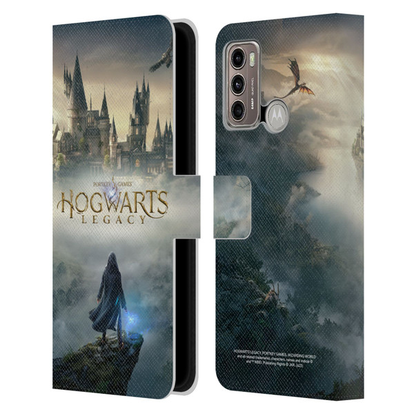 Hogwarts Legacy Graphics Key Art Leather Book Wallet Case Cover For Motorola Moto G60 / Moto G40 Fusion