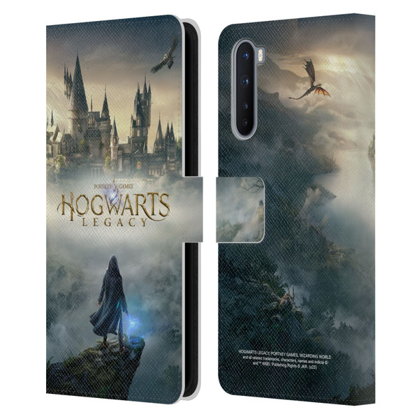 Hogwarts Legacy Graphics Key Art Leather Book Wallet Case Cover For OnePlus Nord 5G