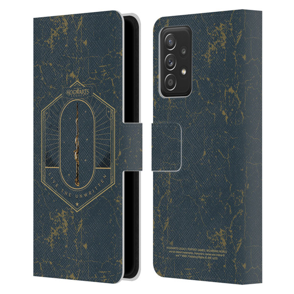 Hogwarts Legacy Graphics Live The Unwritten Leather Book Wallet Case Cover For Samsung Galaxy A52 / A52s / 5G (2021)