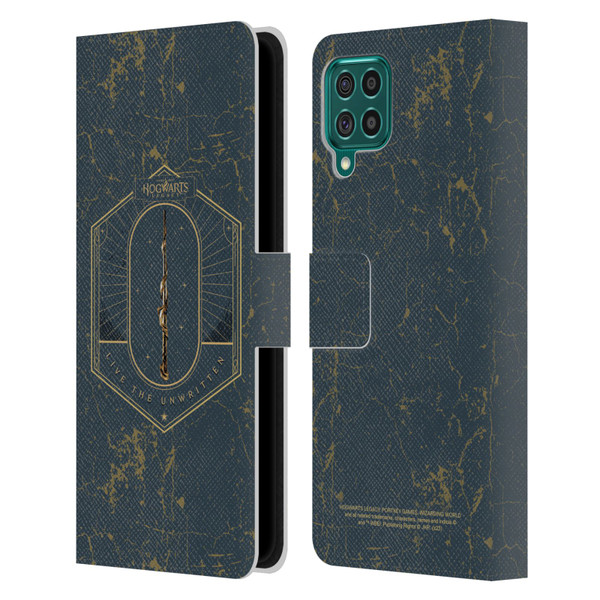 Hogwarts Legacy Graphics Live The Unwritten Leather Book Wallet Case Cover For Samsung Galaxy F62 (2021)