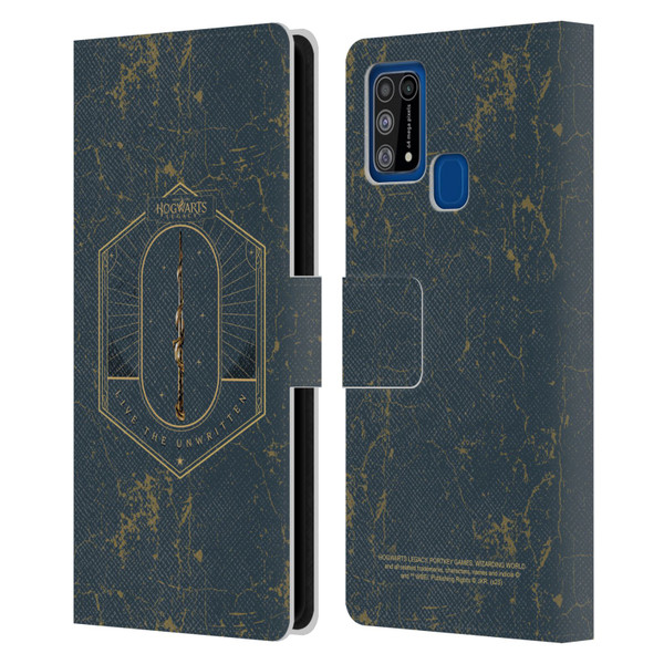 Hogwarts Legacy Graphics Live The Unwritten Leather Book Wallet Case Cover For Samsung Galaxy M31 (2020)