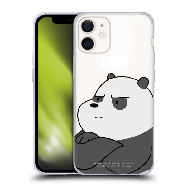 We Bare Bears Character Art Panda Soft Gel Case for Apple iPhone 12 Mini